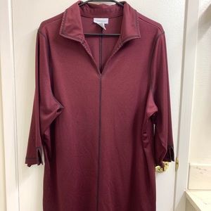 Avenue 3/4 sleeve collard shirt